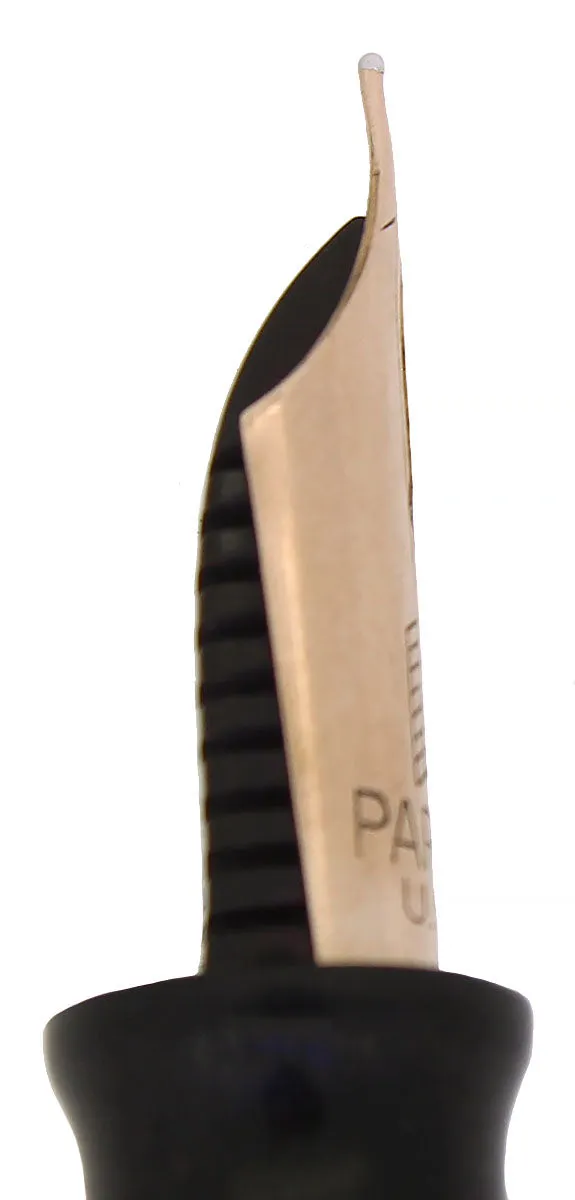 1946 PARKER VACUMATIC MAJOR AZURE BLUE PEARL FOUNTAIN PEN RESTORED