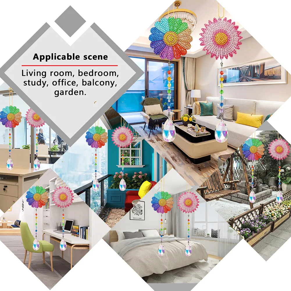 2pcs DIY Diamond Painting Kits Double Side Special Shaped Home Garden Decoration