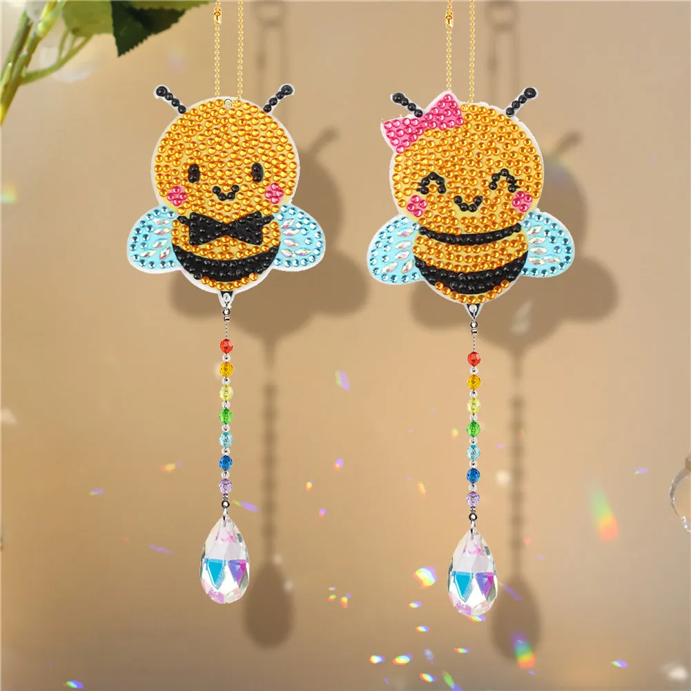 2pcs DIY Diamond Painting Kits Double Side Special Shaped Home Garden Decoration
