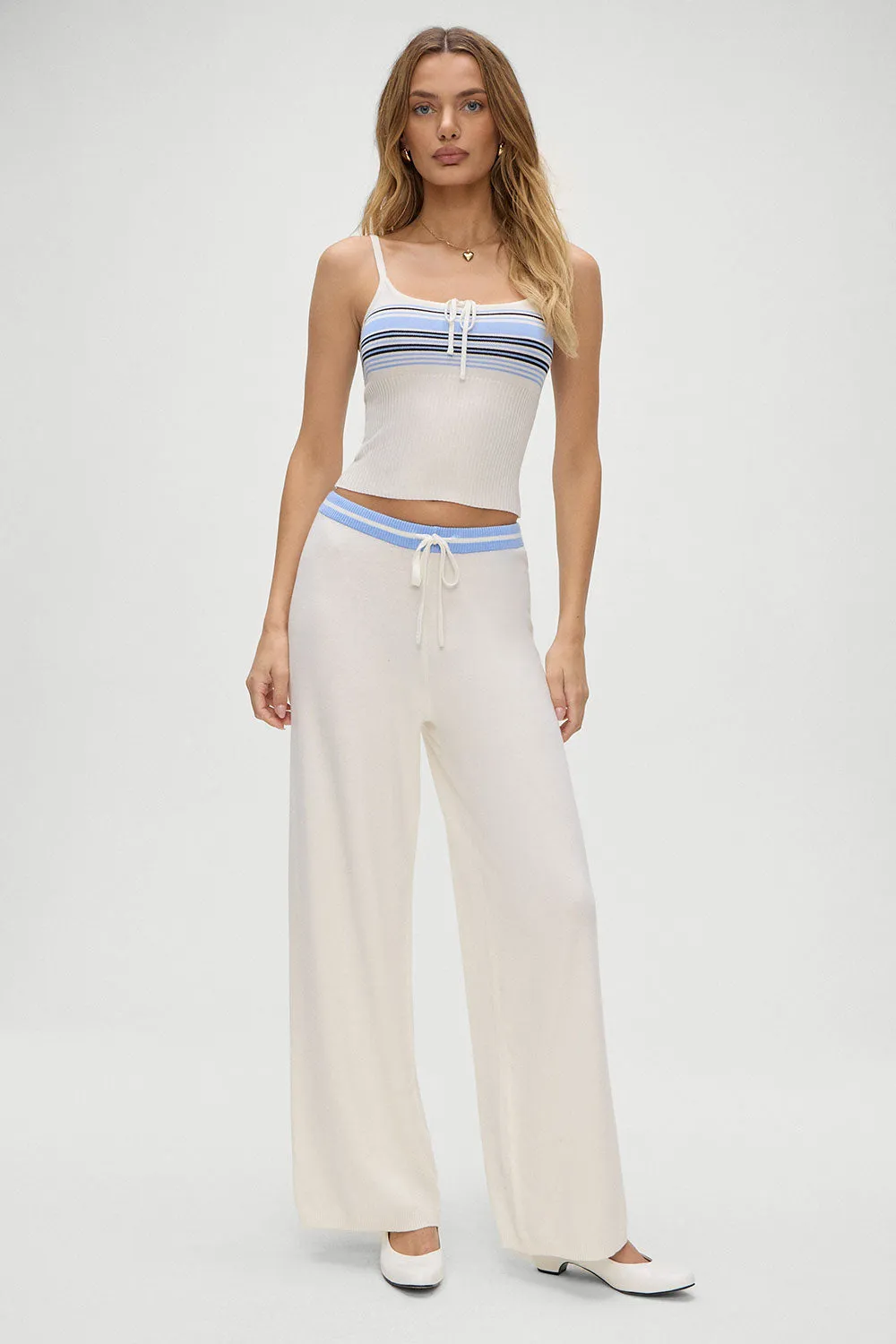 Barrymore Knit Tank Top - Hampton Stripe
