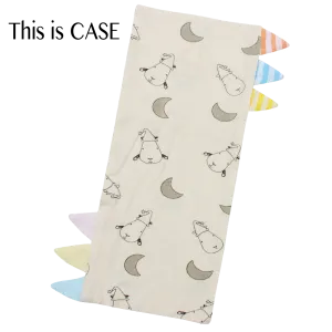 Bed-Time Buddy™ Case Small Moon & Sheepz Yellow with Color & Stripe tag - Small
