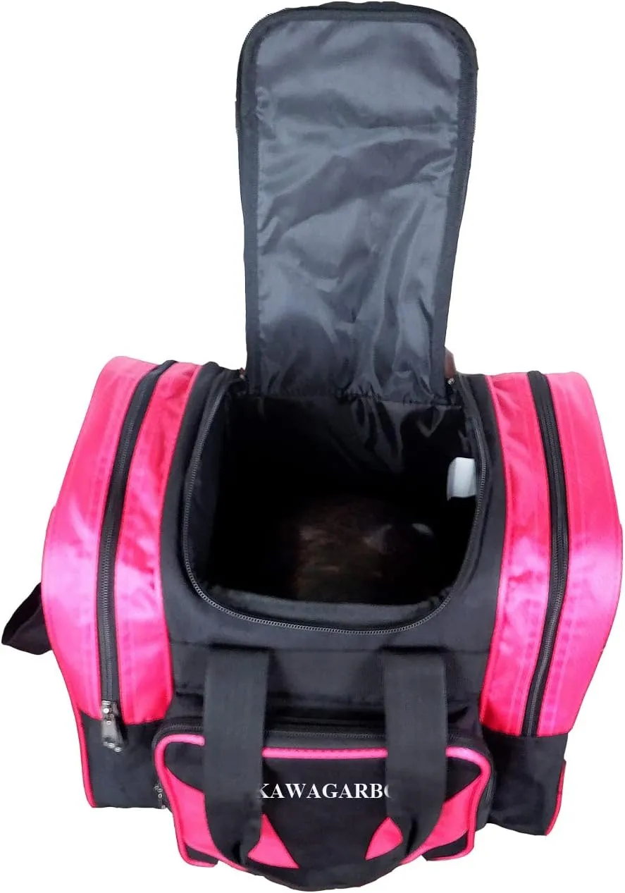 Bowling Bag for Single Ball - Single Ball Tote Bag with Padded Ball Holder - Fits a Single Pair of Bowling Shoes Up to Mens Size 14
