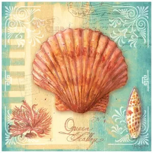 Conch - 5D DIY Round Drill Diamond Painting (Canvas 40x40cm/15.71x15.71in )