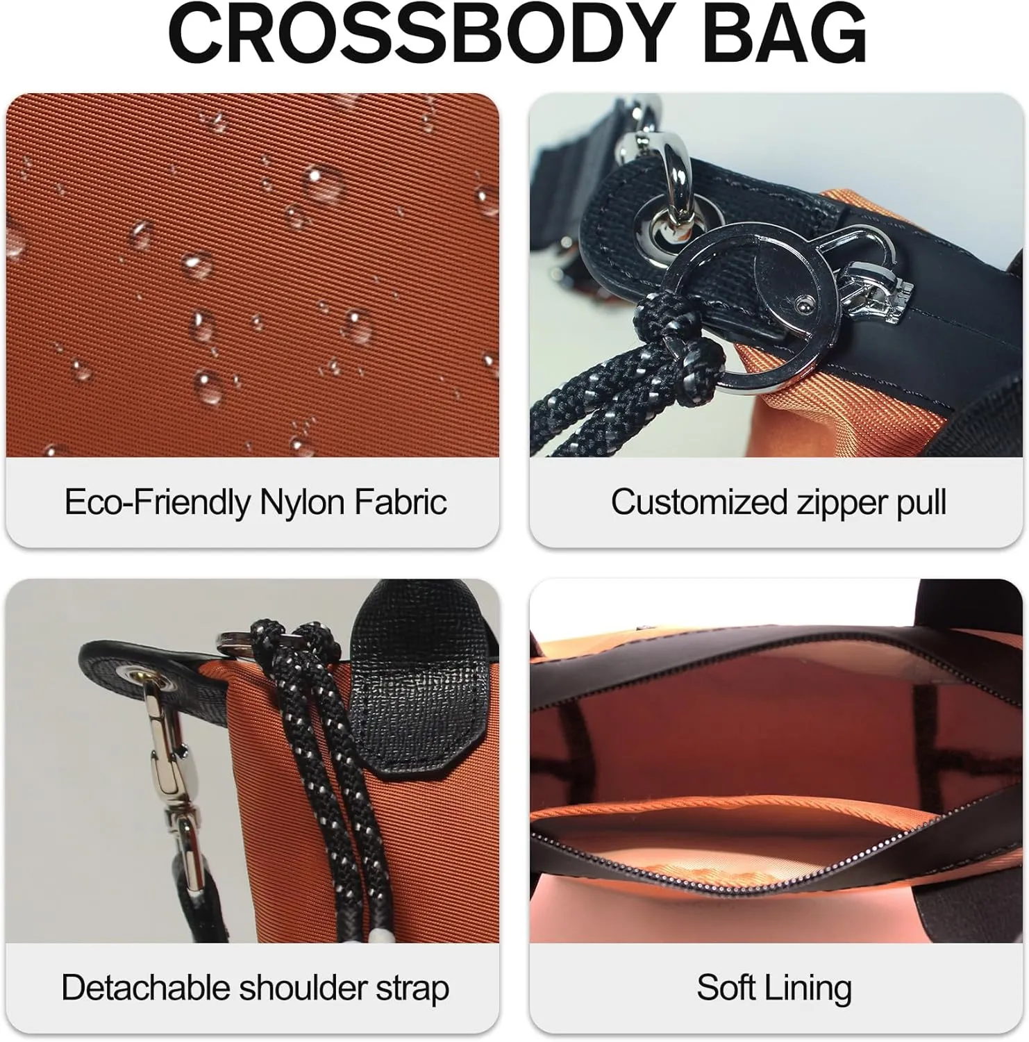 Designer Mini Tote Bag for Women - Lightweight Crossbody Purse with Adjustable Dual Straps (2-Way Carry)