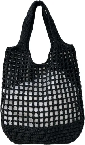 ENBEI Crochet Beach Bag - Women's Knit Shoulder Bags for Travel - Cute, Handmade Tote