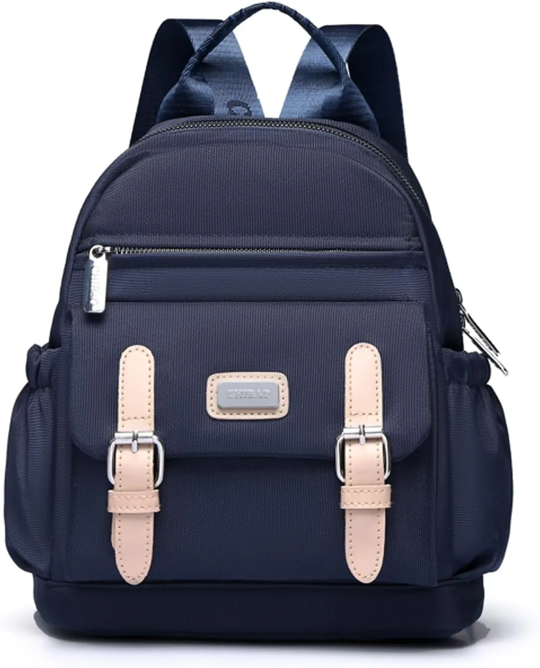 Mini Backpack for Women Cute Fashion Daypack Purse Small Daily Travel Backpack Lightweight Canvas Shoulder Bag (Blue)
