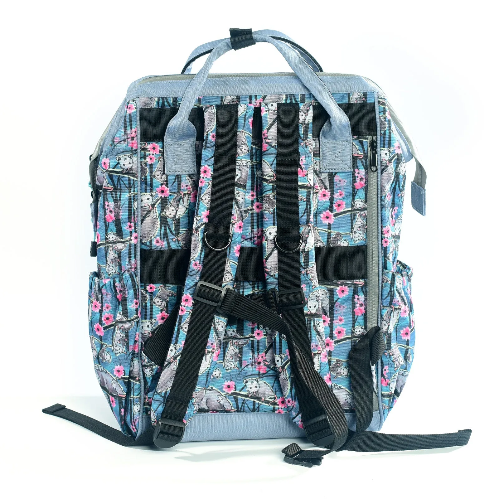 Opossum Blossom Laptop Backpack