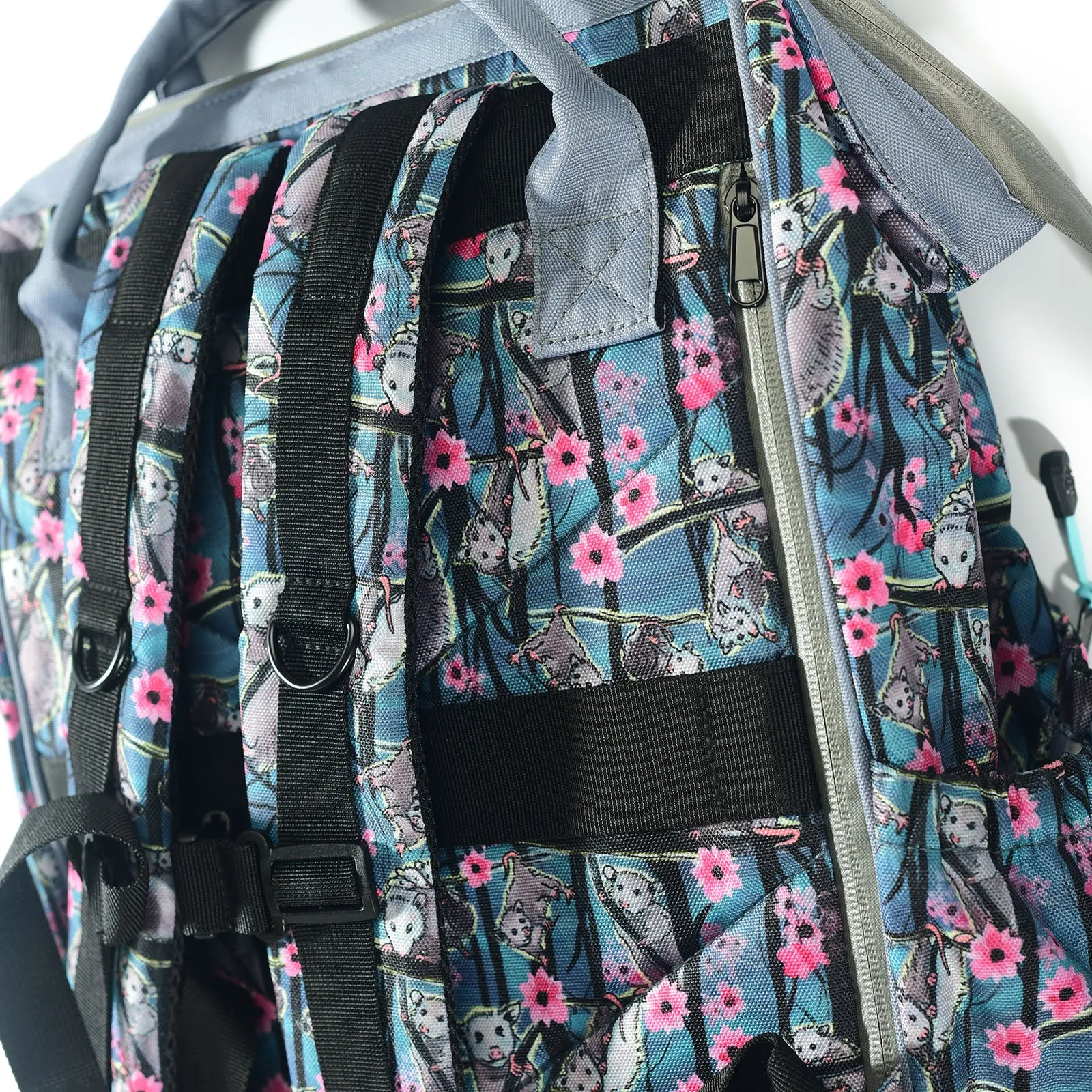 Opossum Blossom Laptop Backpack