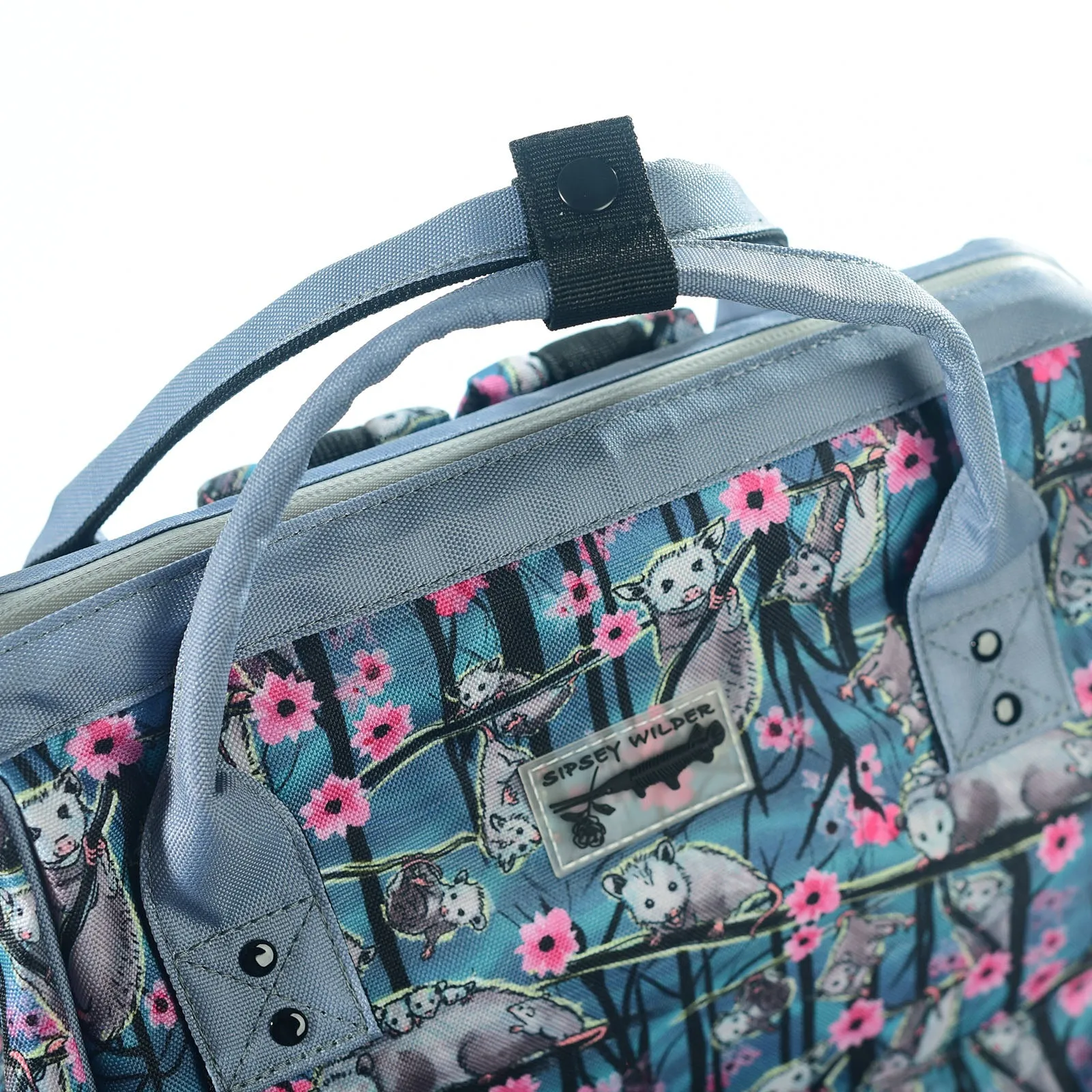 Opossum Blossom Laptop Backpack