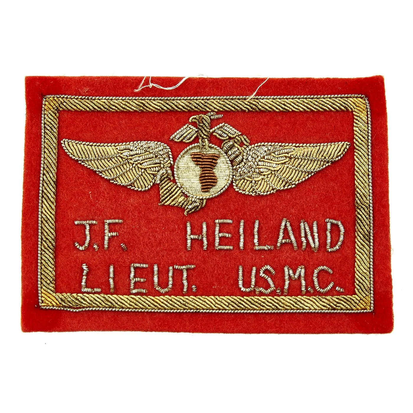 Original U.S. Korean War Marine Fighting Squadron VMF-311 Aviator Patches - Japanese Manufactured