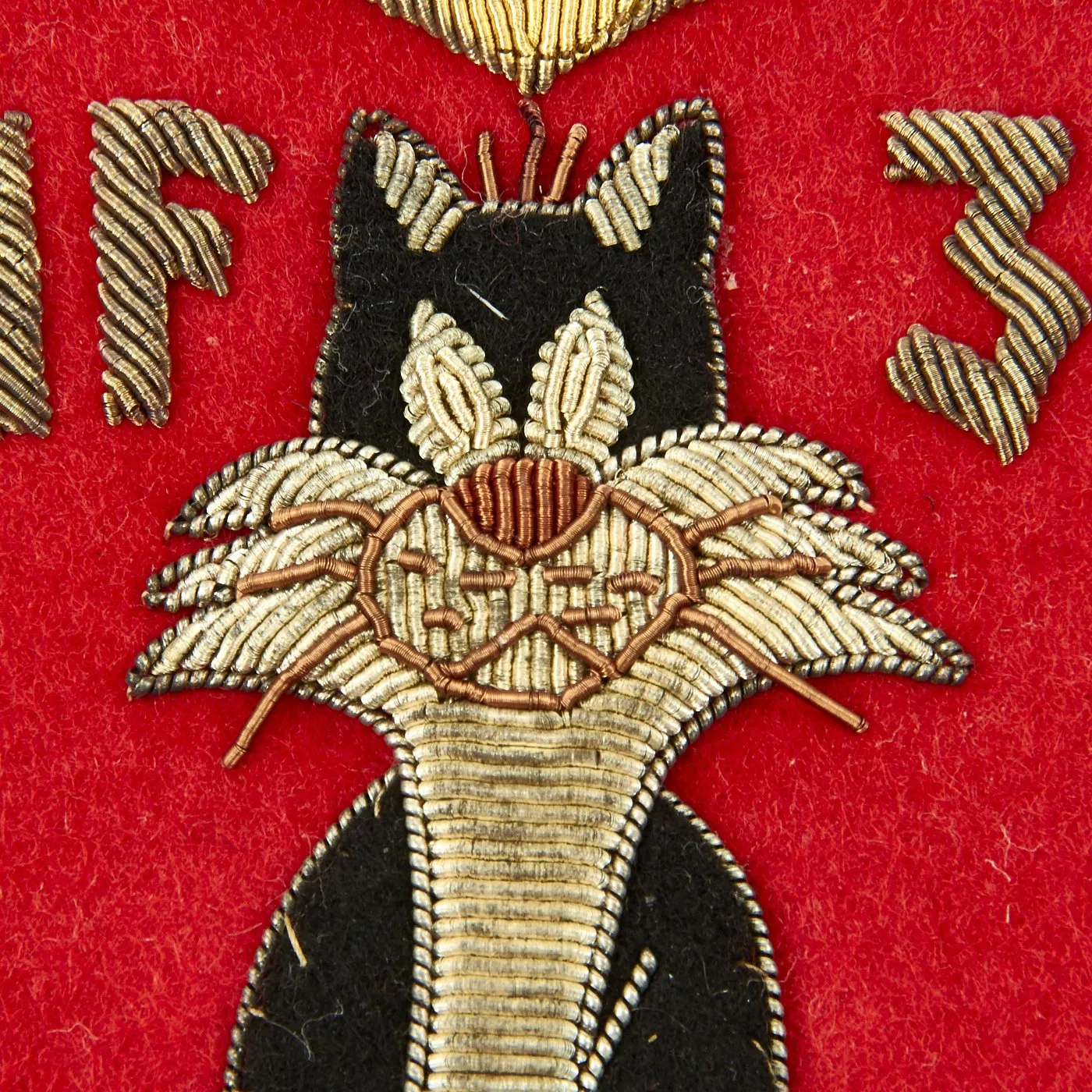 Original U.S. Korean War Marine Fighting Squadron VMF-311 Aviator Patches - Japanese Manufactured