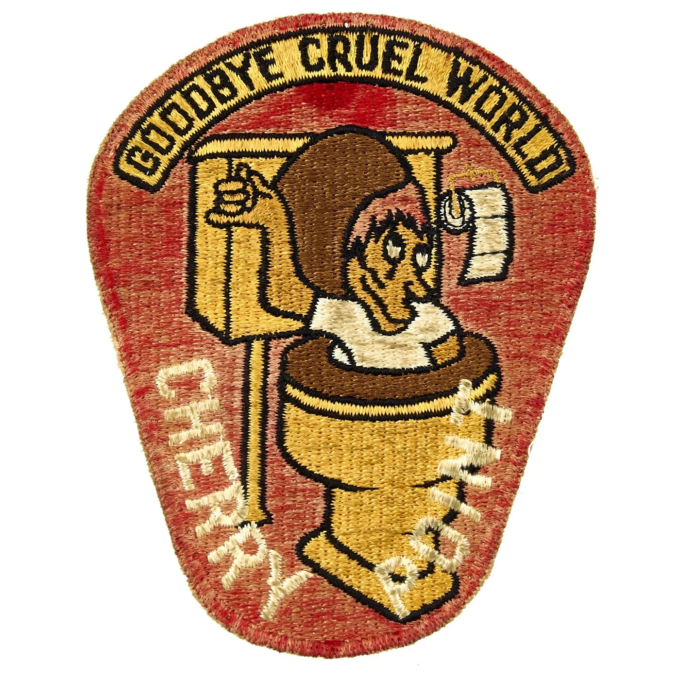 Original U.S. Korean War Marine Fighting Squadron VMF-311 Aviator Patches - Japanese Manufactured