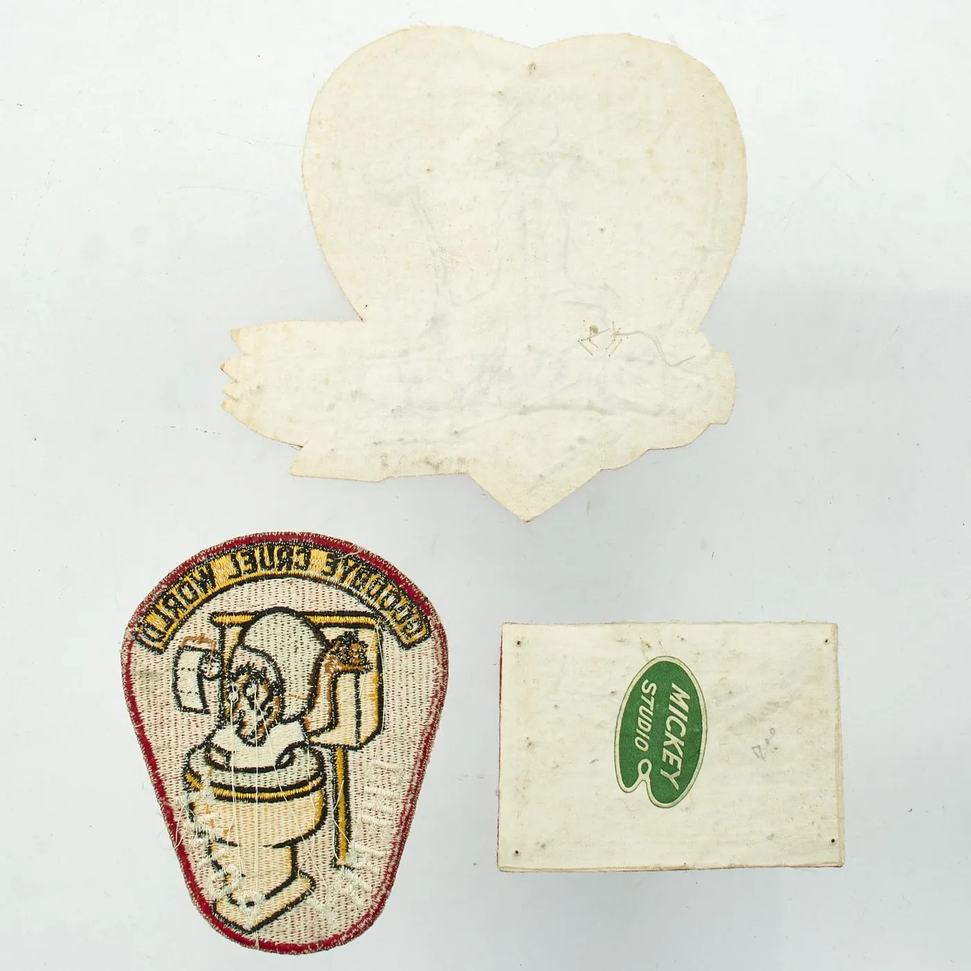 Original U.S. Korean War Marine Fighting Squadron VMF-311 Aviator Patches - Japanese Manufactured