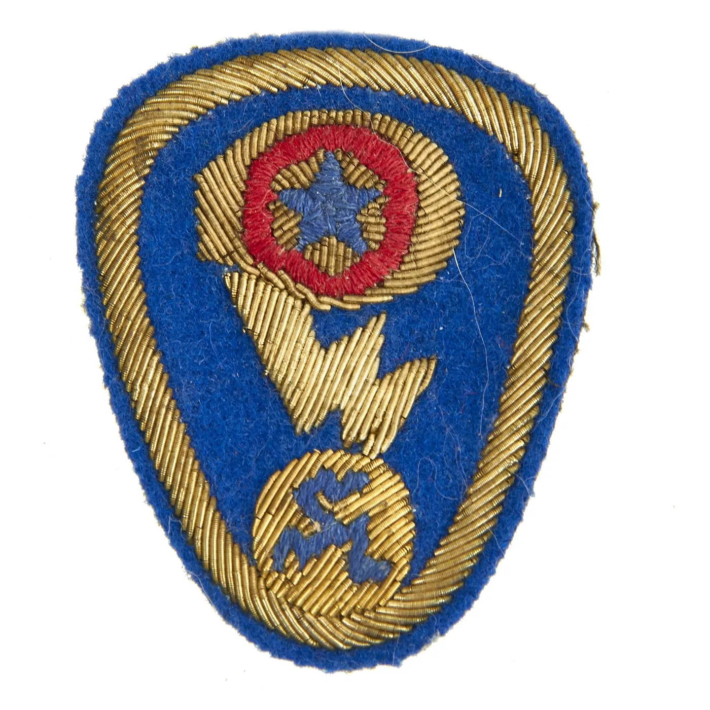 Original U.S. WWII Los Alamos Manhattan Project Badge and Insignia Set