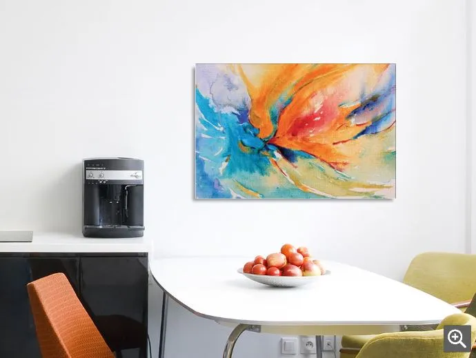 Printed Abstract Wall Art for Living Room & Bedroom – Canvas Wall Decor – Modern Printed Artwork