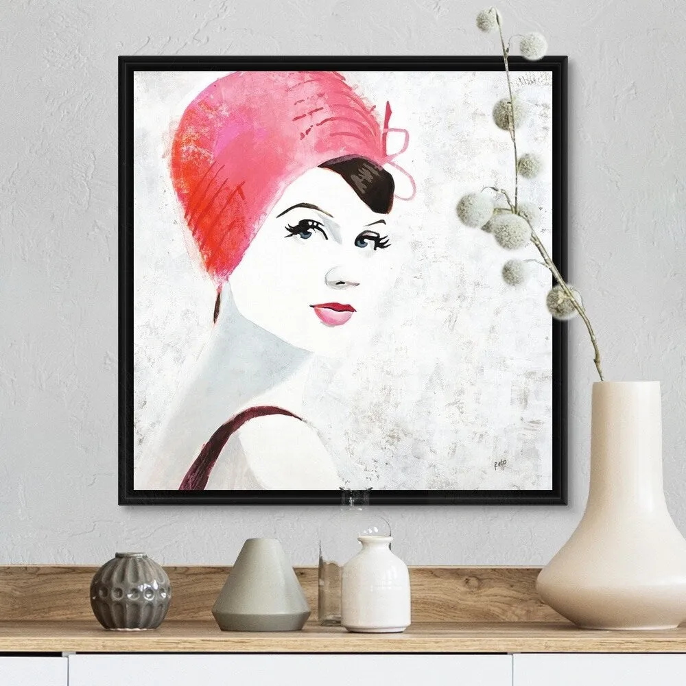"Bath and Beguile" Black Float Frame Canvas Art