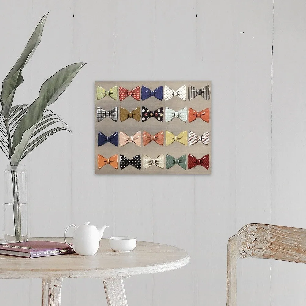 "Bowtie Affair" Canvas Wall Art