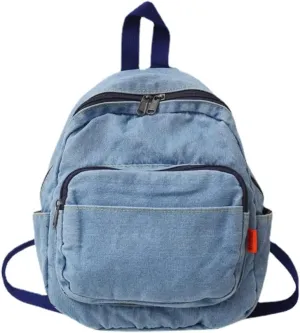 XPONNI Small Backpack Purse for Teen Girls Grunge Accessories Purse Backpack for Women Mini Backpack Purse (Light blue)